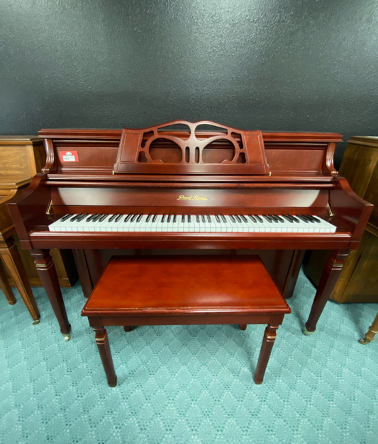 Pearl River UP110P5 Upright Piano | Satin Mahogany | SN: 742935 | Used