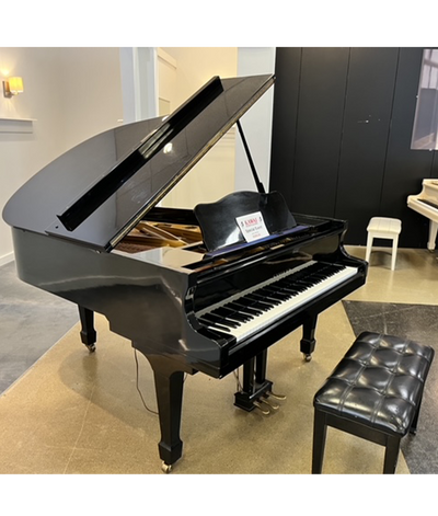 Stegler Grand Piano | Polished Ebony | SN: 811141 | Used