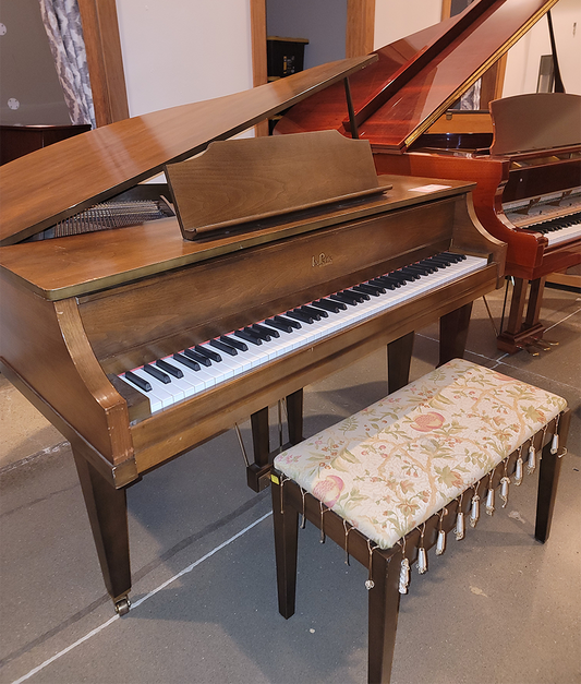 1989 Kimball 4'6" La Petite Grand Piano | Satin Walnut | SN: T86843 | Used