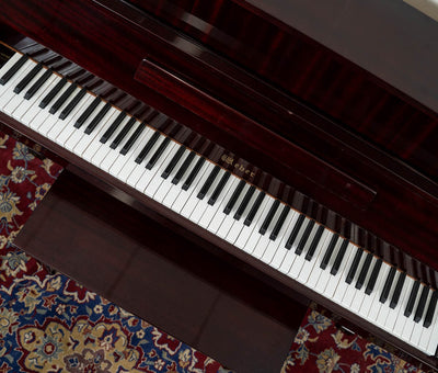 Weber W-4 Upright Piano | Polished Mahogany | Used