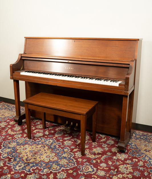 Kawai 46" UST-8C Upright Piano | Satin Walnut