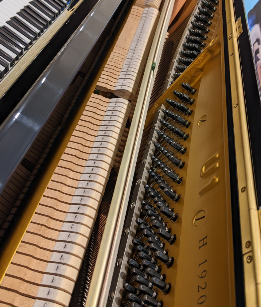 1963 Yamaha U1H Upright Piano | Polished Ebony | Used