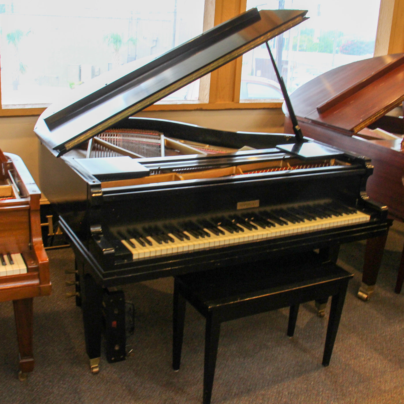 Wurlitzer Satin Ebony Baby Grand Piano | 226935| Used