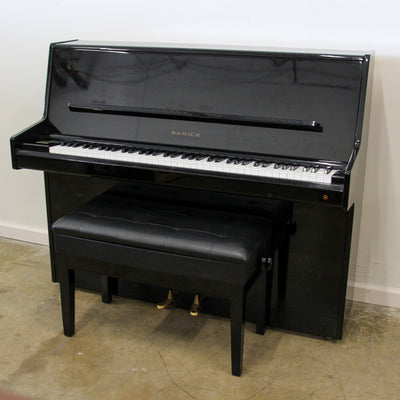 Samick Continental Console Piano | Polished Ebony | SN: HGL02208 | Used