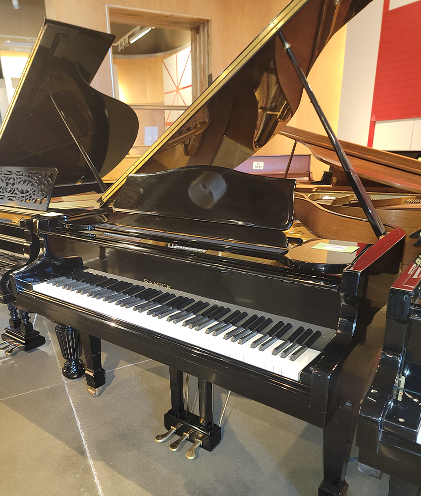 Samick SIG-50 Grand Piano | Polished Ebony | SN: GIM0108 | Used